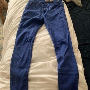 Royal Blue Skinny Paige Verdugo Legging Jeans